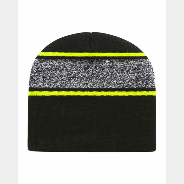 USA-Made Variegated Striped Beanie Thumbnail