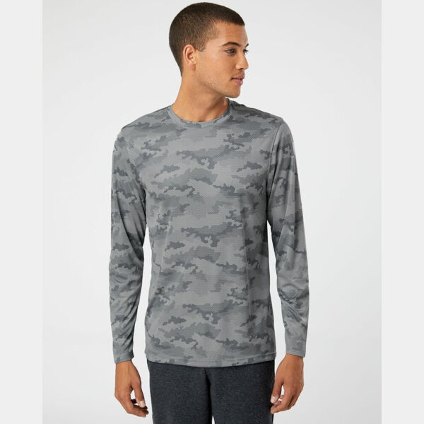 Unisex Pompano Performance Camo Long Sleeve T-Shirt Thumbnail