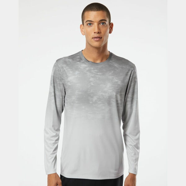 Unisex Montauk Oceanic Fade Performance Long Sleeve T-Shirt Thumbnail