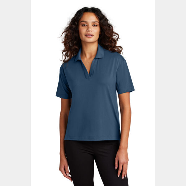 Women's Stretch Jersey Polo Thumbnail