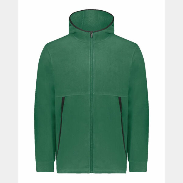 Unisex Eco Revive™ Polar Fleece Hooded Full-Zip Jacket Thumbnail