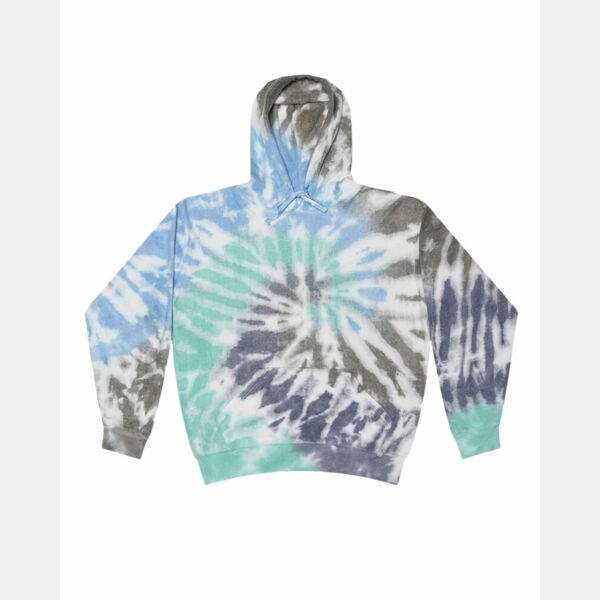 Unisex Tie-Dyed Cloud Fleece Hooded Sweatshirt Thumbnail