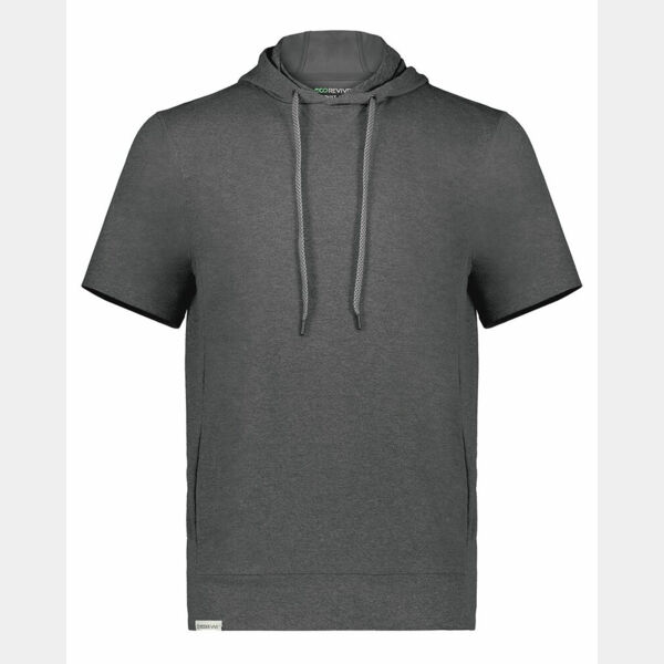 Men's Eco Revive™ Ventura Soft Knit Short Sleeve Hooded Sweatshirt Thumbnail