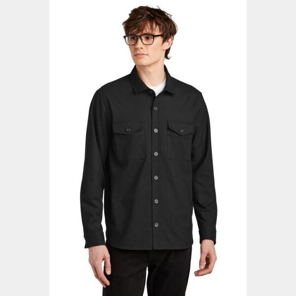 Long Sleeve Twill Overshirt Thumbnail