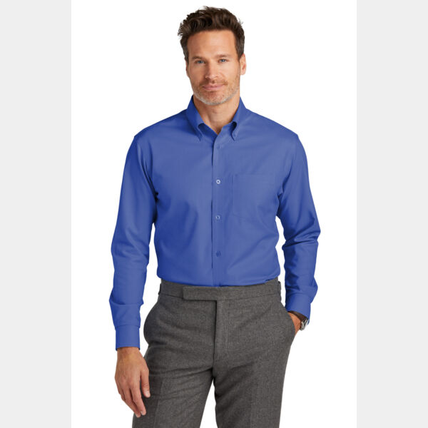 Tall Wrinkle Free Stretch Nailhead Shirt Thumbnail