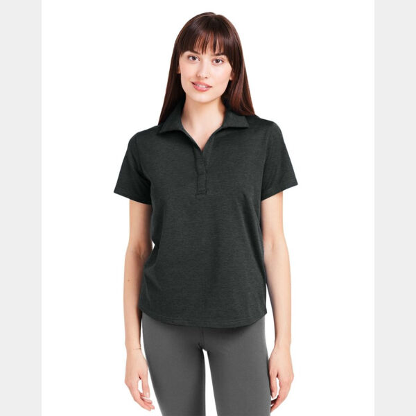 Women's Fairway Marbled Jersey Polo Thumbnail