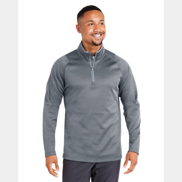 Men's Waffle Fleece Quarter-Zip Pullover Thumbnail