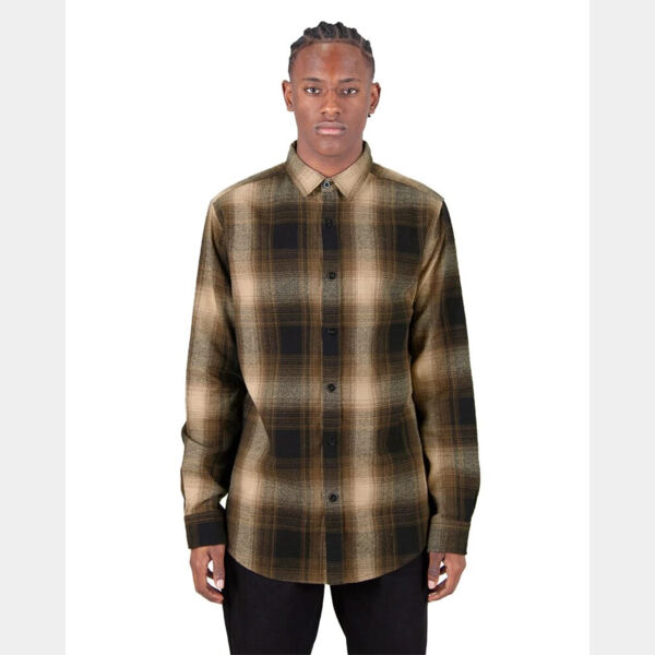 Men's Plaid Flannel Overshirt Thumbnail
