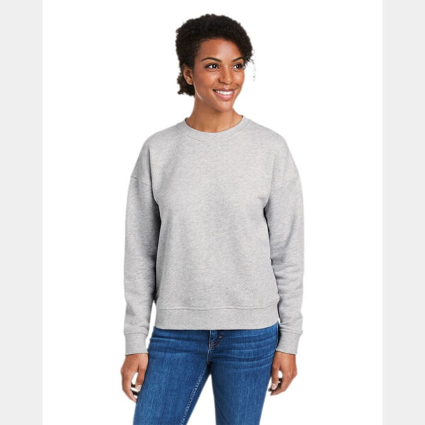 Women's Garment-Dyed Crewneck Sweatshirt Thumbnail