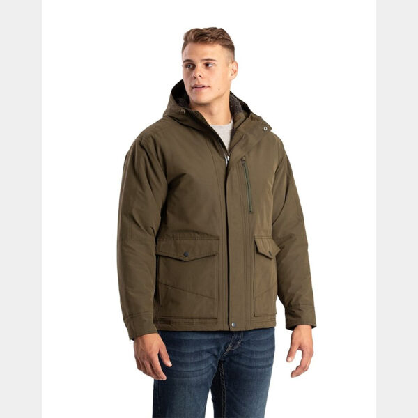 Men's Highland Quilt-Lined Micro-Duck Hooded Jacket Thumbnail