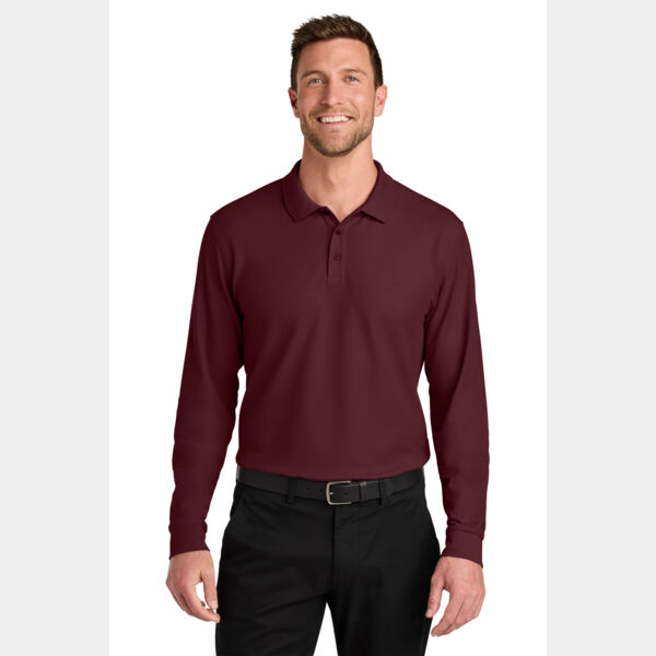 Wearever Signature Pique Long Sleeve Polo Thumbnail