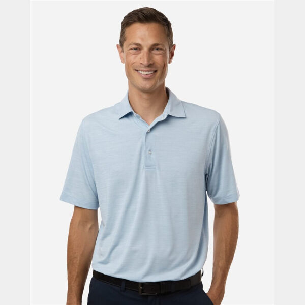 Men's Bohemian Striped Heather Performance Polo Thumbnail