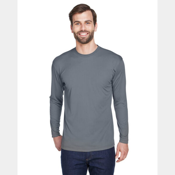 Men's Cool & Dry Sport Long Sleeve Performance Interlock T-Shirt Thumbnail