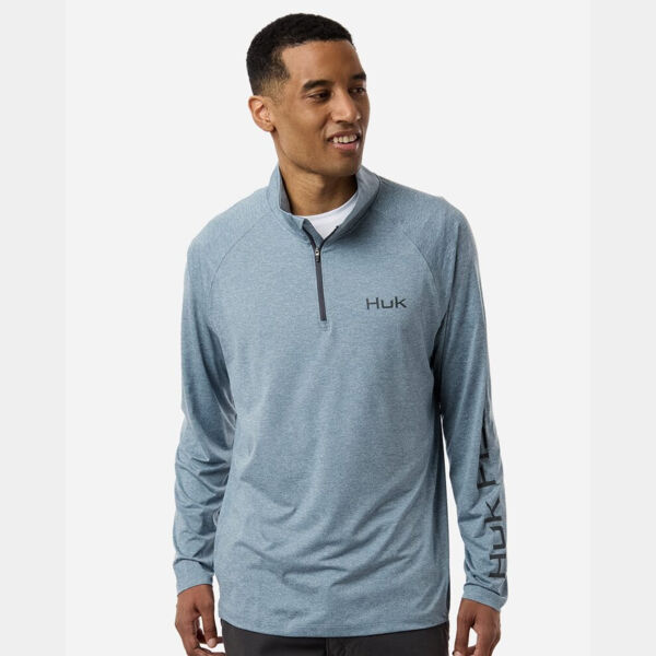 Men's Airweight Heather Quarter-Zip Pullover Thumbnail