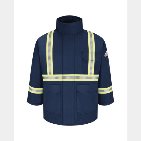 Men's Long Deluxe Parka With Reflective Trim - EXCEL FR® ComforTouch Thumbnail