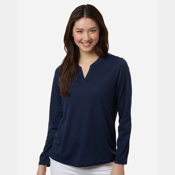 Women's Nova Performance Long Sleeve Pique Polo Thumbnail