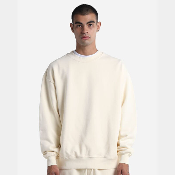 Unisex Max Heavy Fleece Garment-Dyed Crewneck Sweatshirt Thumbnail