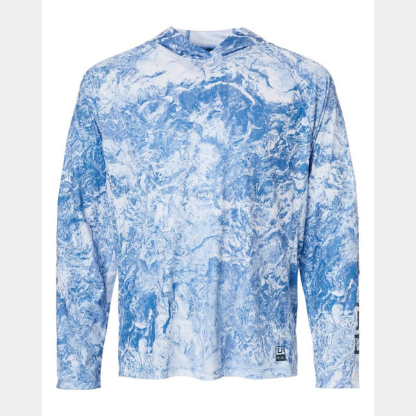 Men's Pursuit Mossy Oak Printed Hooded Long Sleeve T-Shirt Thumbnail