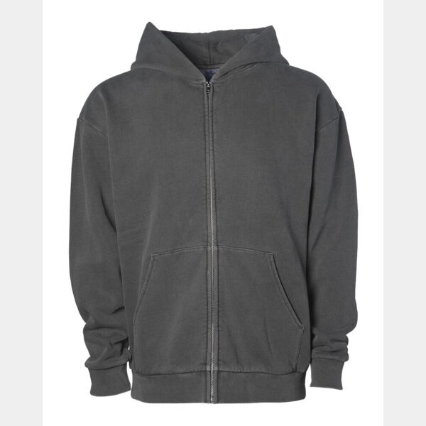 Unisex Mainstreet Heavyweight Full-Zip Hooded Sweatshirt Thumbnail