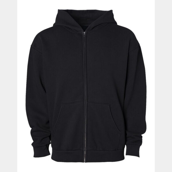 Unisex Avenue Midweight Full-Zip Hooded Sweatshirt Thumbnail