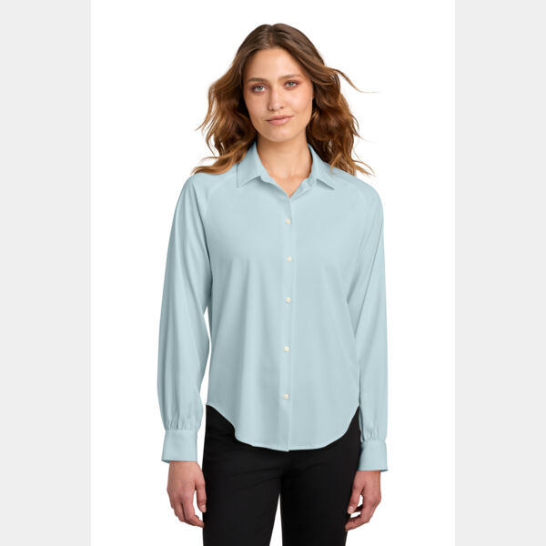 Women's Long Sleeve Buttery Soft Blouse Thumbnail