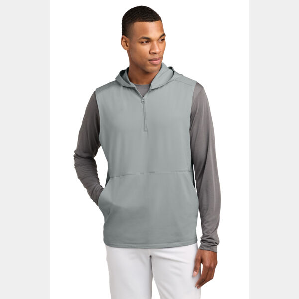 Sport Wick ® Stretch Sleeveless Hooded 1/4 Zip Thumbnail