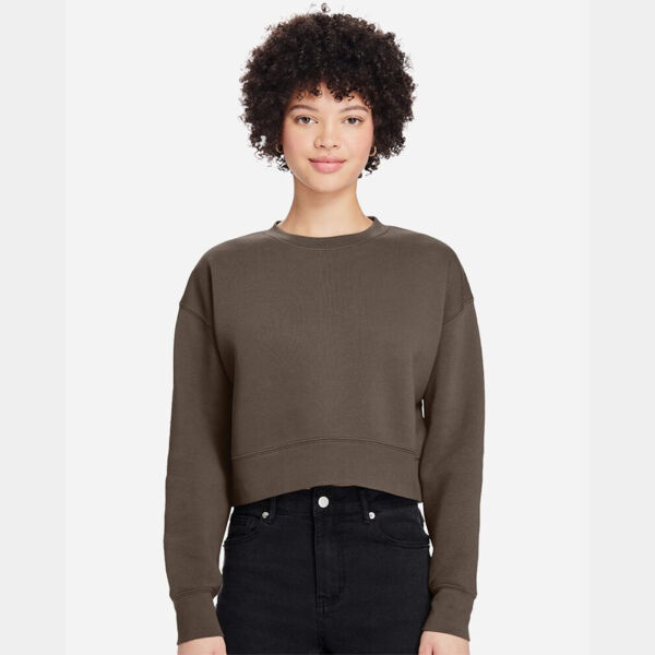 Women's Relaxed Cropped Crewneck Sweatshirt Thumbnail