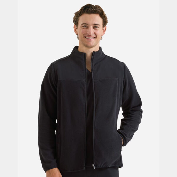 Men's Agility Panelled Fleece Full-Zip Jacket Thumbnail