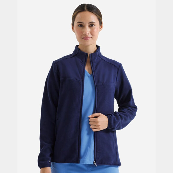 Women's Agility Panelled Fleece Full-Zip Jacket Thumbnail