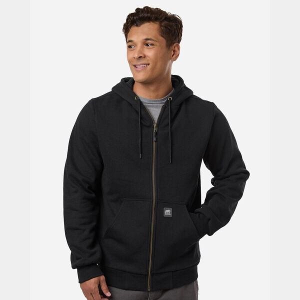 Men's Heritage Grid Fleece-Lined Full-Zip Hooded Sweatshirt Thumbnail