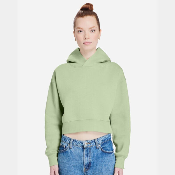 Women's Relaxed Cropped Hoodie Sweatshirt Thumbnail