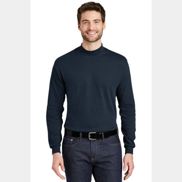 Interlock Knit Mock Turtleneck Thumbnail