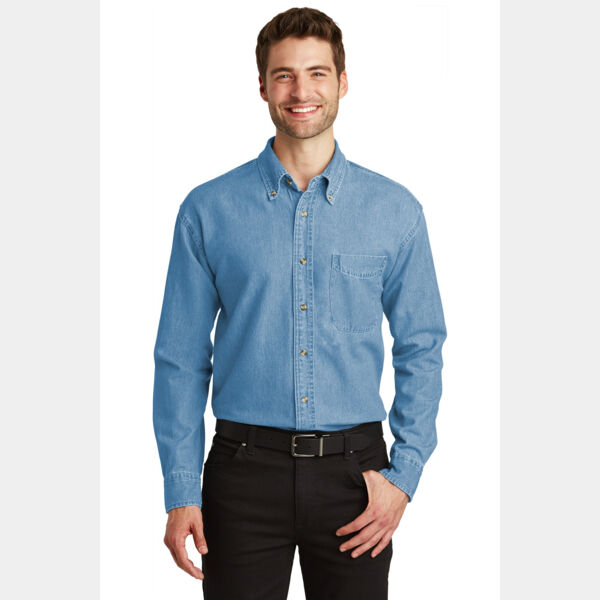 Long Sleeve Denim Shirt Thumbnail