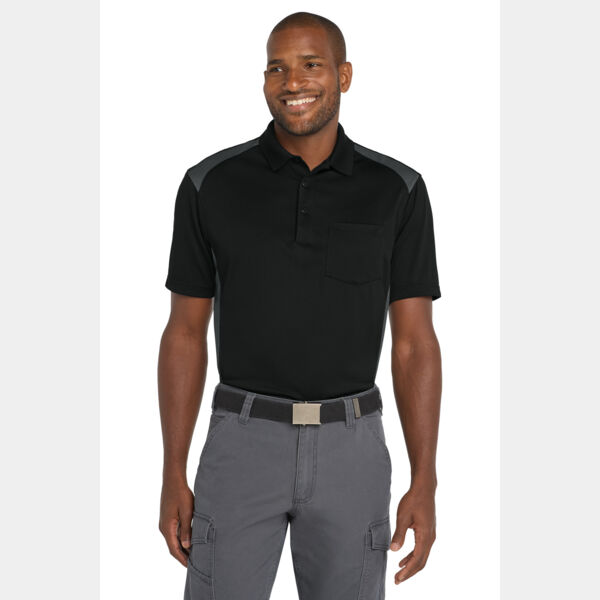 Select Snag Proof Two Way Colorblock Pocket Polo Thumbnail