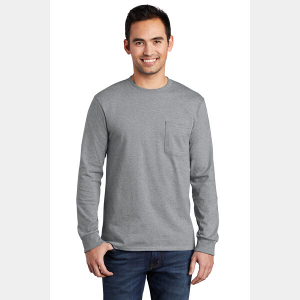 Tall Long Sleeve Essential Pocket Tee Thumbnail