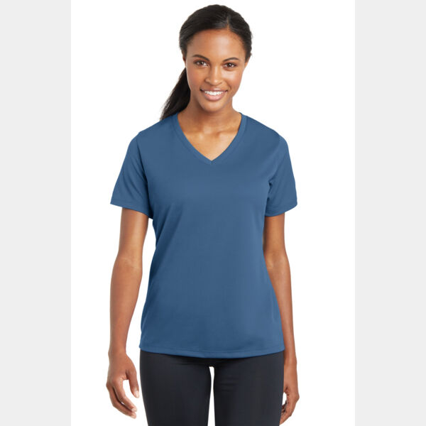 Women's PosiCharge ® RacerMesh ® V Neck Tee Thumbnail
