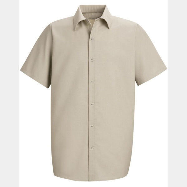 Men's Specialized Short Sleeve Pocketless Work Shirt Thumbnail
