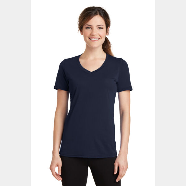 Women's Performance Blend V Neck Tee Thumbnail