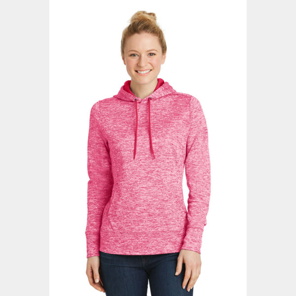 Women's PosiCharge ® Electric Heather Fleece Hooded Pullover Thumbnail