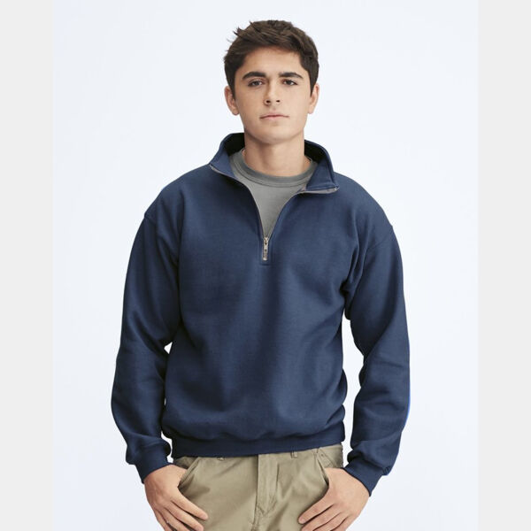 Unisex Garment-Dyed Quarter-Zip Sweatshirt Thumbnail