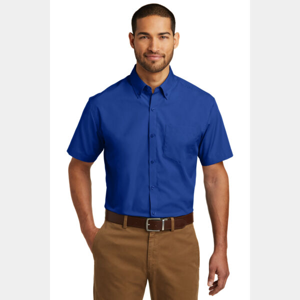 Short Sleeve Carefree Poplin Shirt Thumbnail