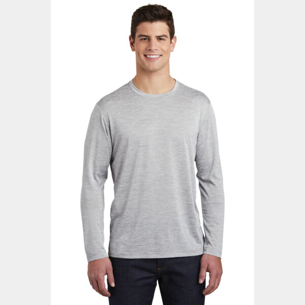 PosiCharge ® Long Sleeve Electric Heather Tee Thumbnail