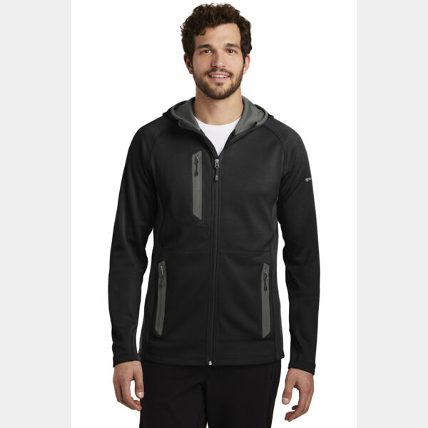 Sport Hooded Full Zip Fleece Jacket Thumbnail
