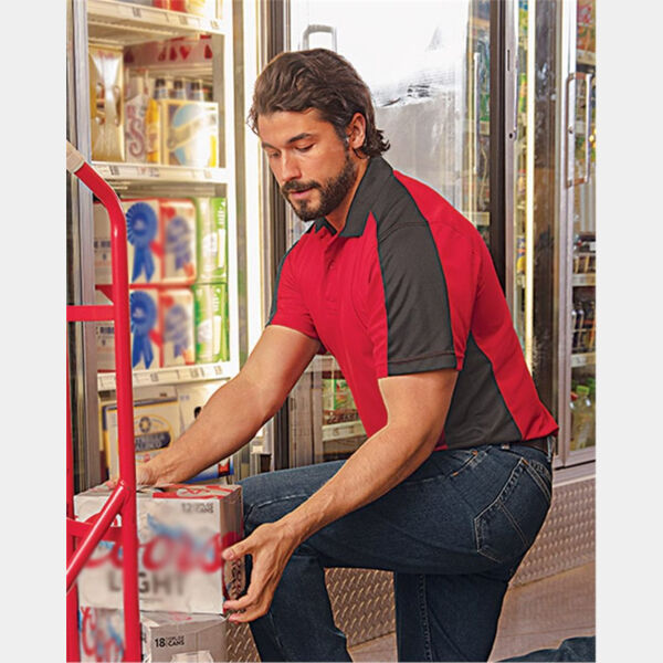 Men's Performance Knit Two Tone Polo Thumbnail