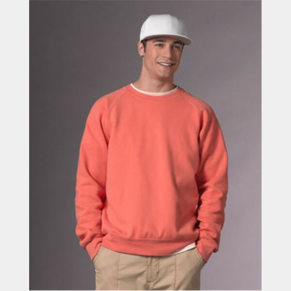 Men's Vintage Fleece Raglan Crewneck Sweatshirt Thumbnail