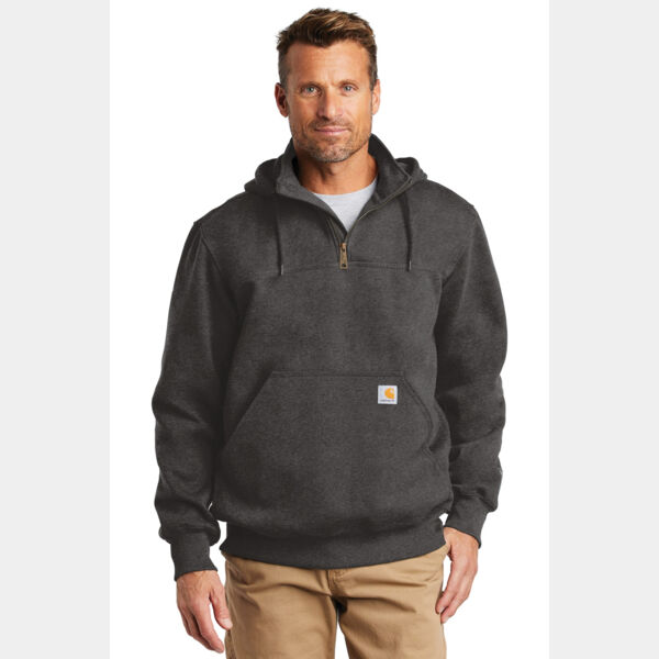 Rain Defender ® Paxton Heavyweight Hooded Zip Mock Sweatshirt Thumbnail