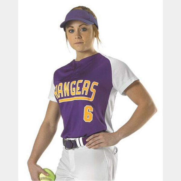 Girls' Two Button Fastpitch Jersey Thumbnail