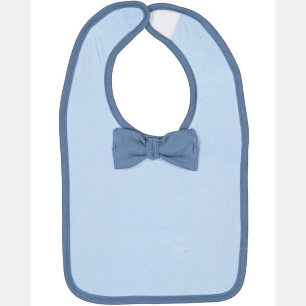 Infant Baby Rib Bow Tie Bib Thumbnail