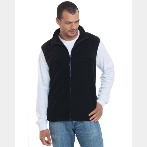 Men's USA-Made Full-Zip Fleece Vest Thumbnail