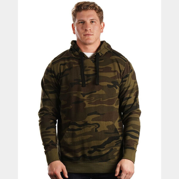 Men's Enzyme-Washed French Terry Hooded Sweatshirt Thumbnail